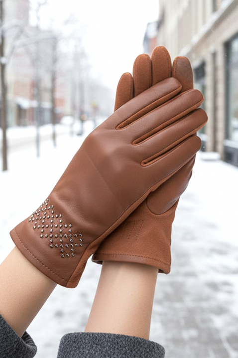 Ženske rukavice VAKALZA CAMEL, Boja: svjetlosmeđa, IVET.HR - MODERNA ODJEĆA