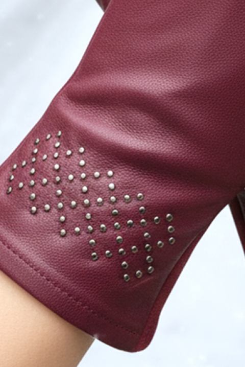 Ženske rukavice VAKALZA BORDO, Boja: bordo, IVET.HR - MODERNA ODJEĆA