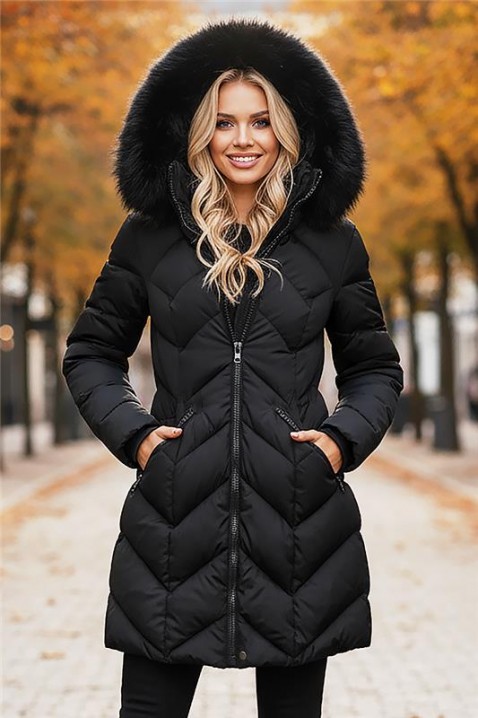 Jakna CHIPARZA BLACK, Boja: crna, IVET.HR - MODERNA ODJEĆA