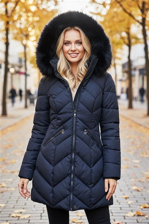 Jakna CHIPARZA NAVY, Boja: tamnoplava, IVET.HR - MODERNA ODJEĆA