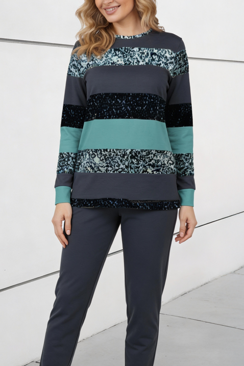 Komplet VERGIONA TURQUA, Boja: tirkizna, IVET.HR - MODERNA ODJEĆA