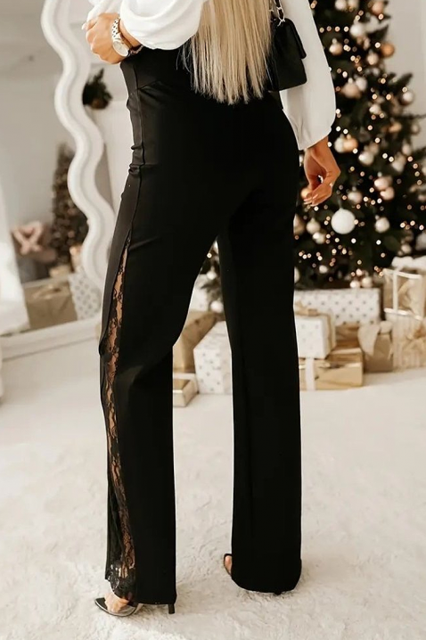 Hlače VERTIADA, Boja: crna, IVET.HR - MODERNA ODJEĆA