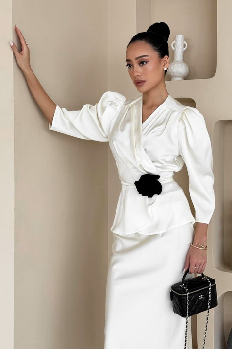 Komplet SATELZA WHITE, Boja: bijela, IVET.HR - MODERNA ODJEĆA