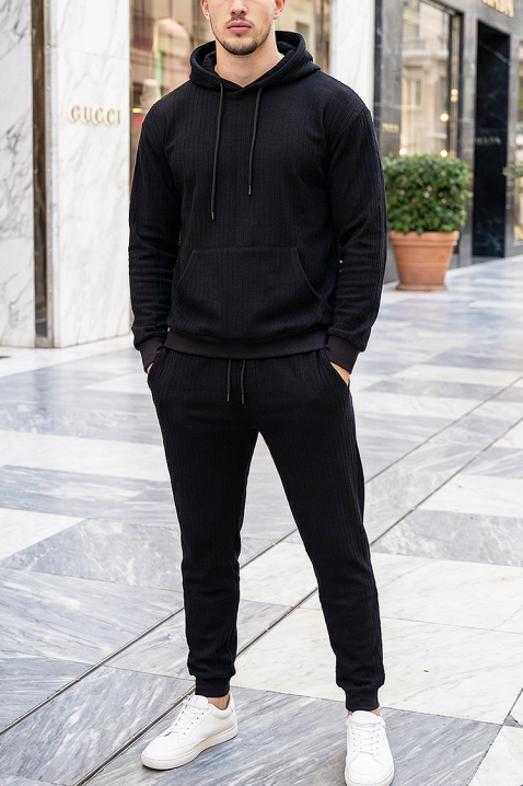 Muški komplet MIZIKO BLACK, Boja: crna, IVET.HR - MODERNA ODJEĆA