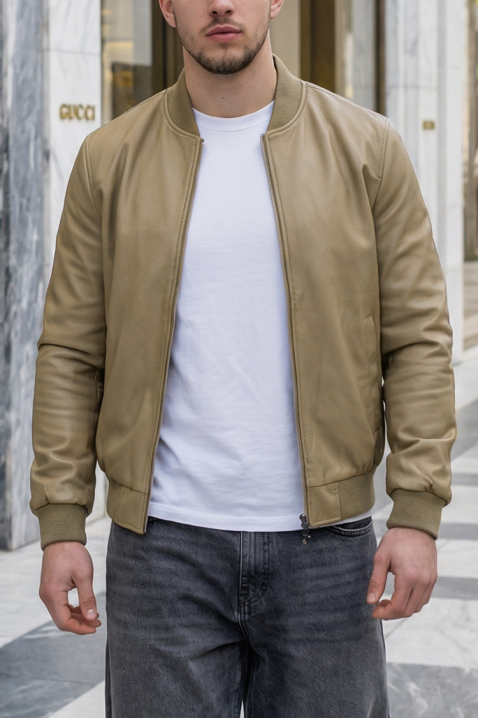 Muška jakna MOBEZO, Boja: bež, IVET.HR - MODERNA ODJEĆA