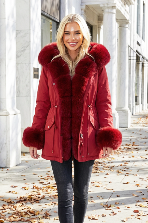 Jakna OLGINDA, Boja: crvena, IVET.HR - MODERNA ODJEĆA