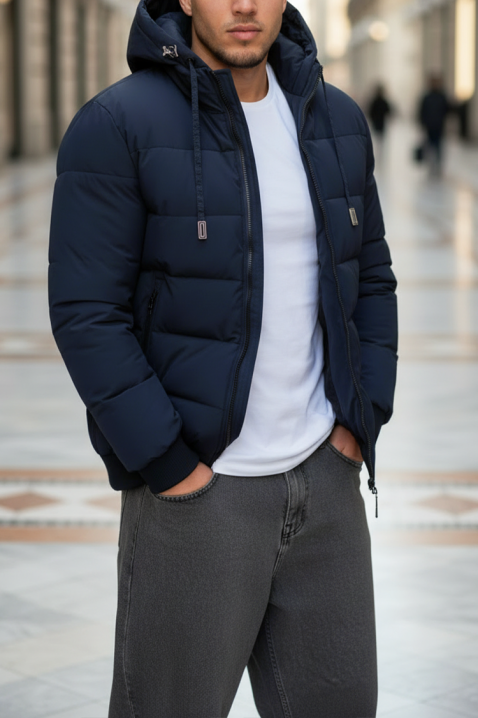 Muška jakna MAXRONO, Boja: tamnoplava, IVET.HR - MODERNA ODJEĆA