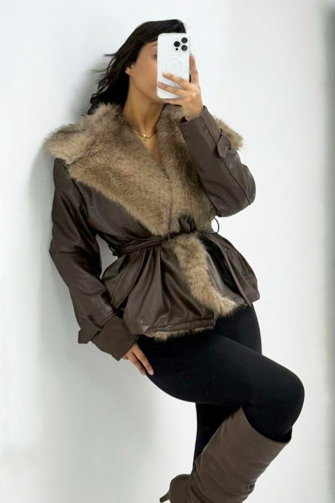 Jakna DEMITRA, Boja: smeđa, IVET.HR - MODERNA ODJEĆA