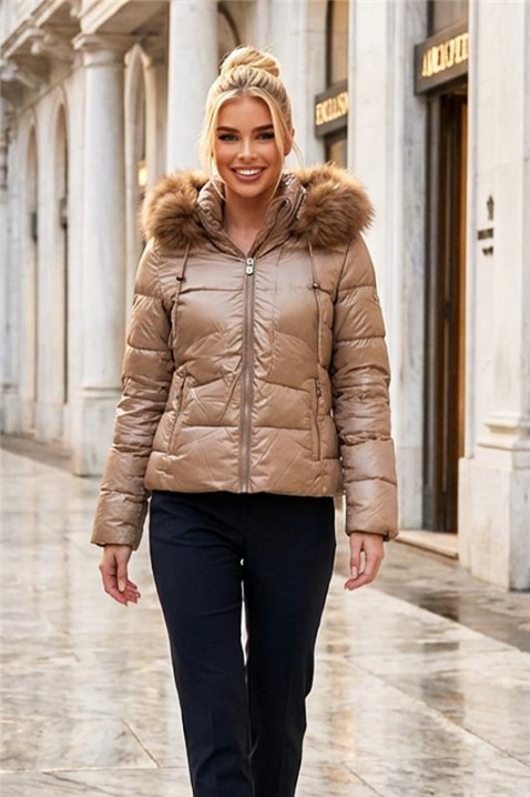 Jakna PRAVOLZA BROWN, Boja: smeđa, IVET.HR - MODERNA ODJEĆA