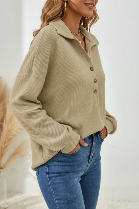 Ženska bluza RIPRELZA BEIGE, Boja: bež, IVET.HR - MODERNA ODJEĆA