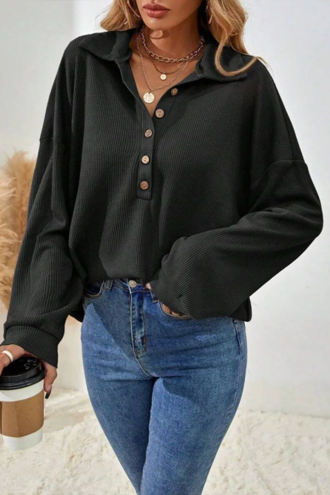 Ženska bluza RIPRELZA BLACK, Boja: crna, IVET.HR - MODERNA ODJEĆA