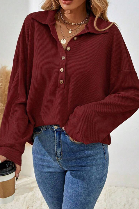 Ženska bluza RIPRELZA BORDO, Boja: bordo, IVET.HR - MODERNA ODJEĆA