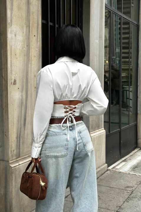 Ženska košulja BANSOLTA WHITE, Boja: bijela, IVET.HR - MODERNA ODJEĆA