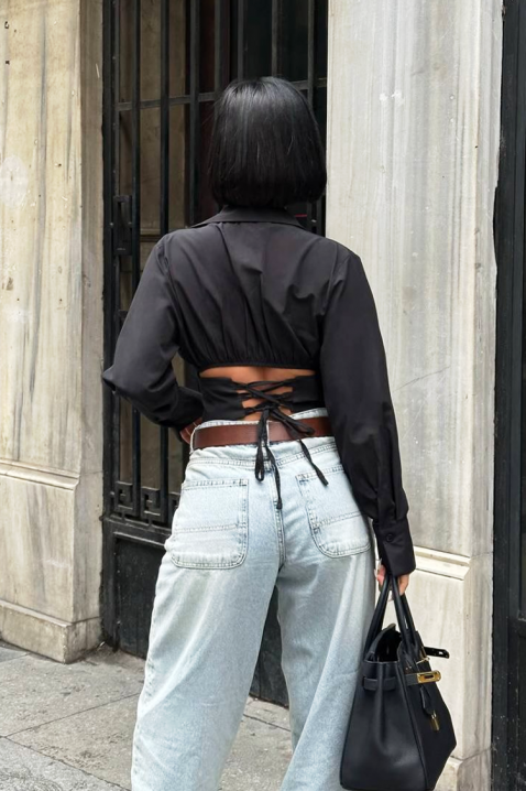 Ženska košulja BANSOLTA BLACK, Boja: crna, IVET.HR - MODERNA ODJEĆA