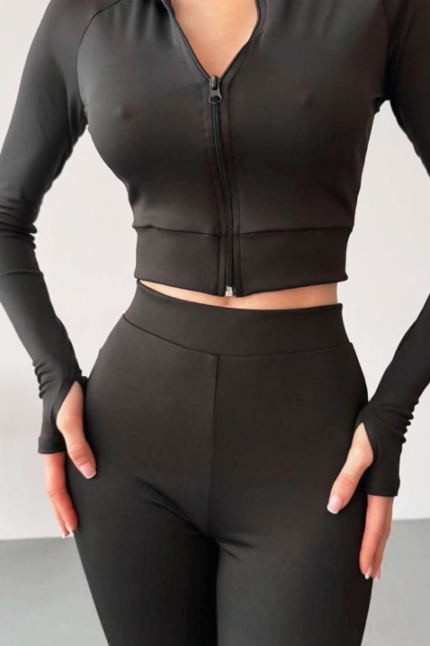 Komplet GANZIOLA, Boja: crna, IVET.HR - MODERNA ODJEĆA