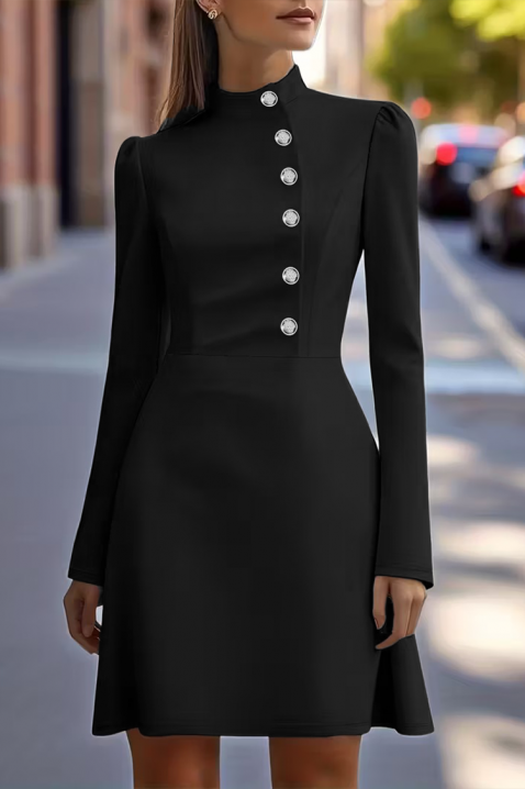 Haljina VISOLGA BLACK, Boja: crna, IVET.HR - MODERNA ODJEĆA