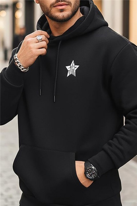 Muška dukserica LOLZO, Boja: crna, IVET.HR - MODERNA ODJEĆA