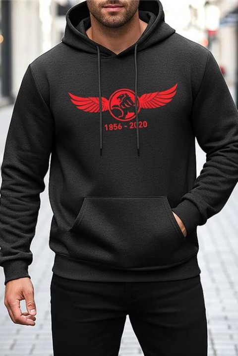 Muška dukserica MIKELO, Boja: crna, IVET.HR - MODERNA ODJEĆA