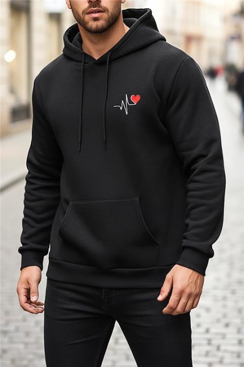 Muška dukserica MOFOMO, Boja: crna, IVET.HR - MODERNA ODJEĆA