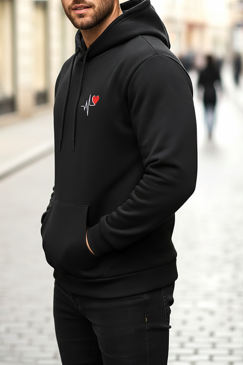 Muška dukserica MOFOMO, Boja: crna, IVET.HR - MODERNA ODJEĆA