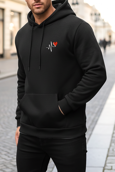 Muška dukserica MOFOMO, Boja: crna, IVET.HR - MODERNA ODJEĆA