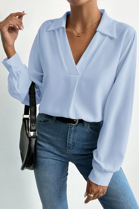 Ženska bluza MIOHEZA SKY, Boja: svijetlo plava, IVET.HR - MODERNA ODJEĆA