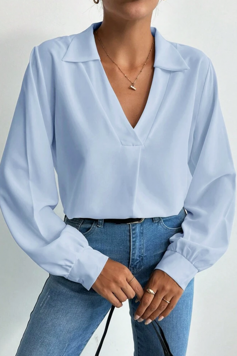 Ženska bluza MIOHEZA SKY, Boja: svijetlo plava, IVET.HR - MODERNA ODJEĆA