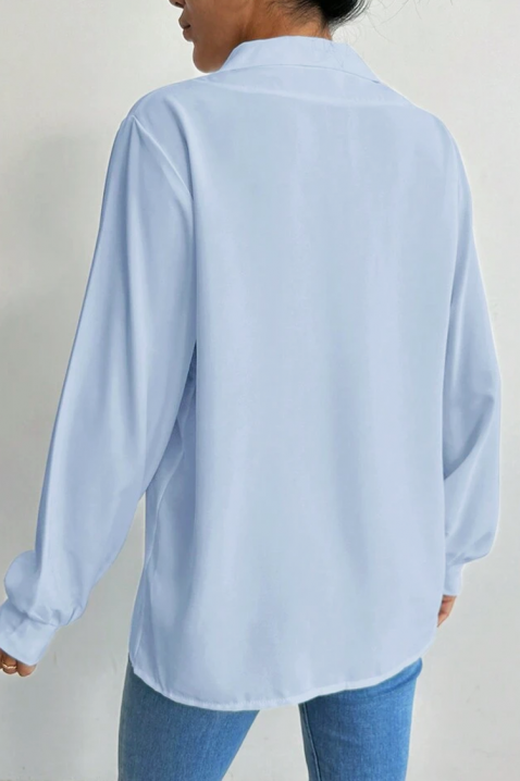 Ženska bluza MIOHEZA SKY, Boja: svijetlo plava, IVET.HR - MODERNA ODJEĆA