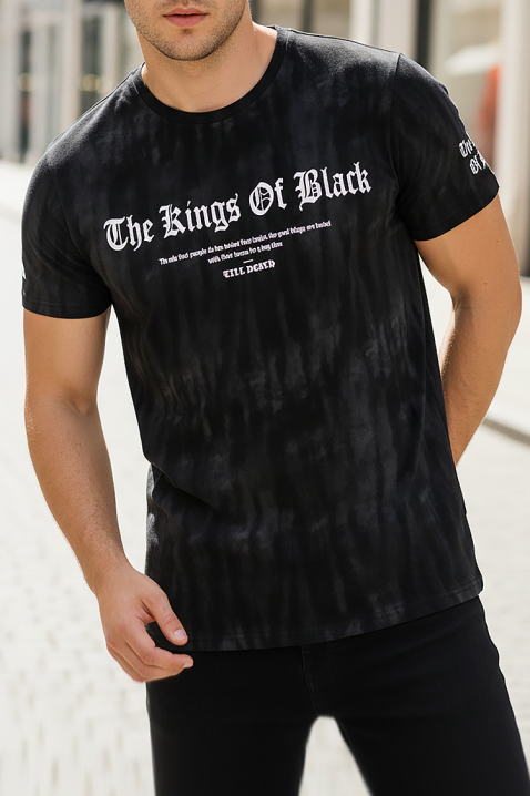 Muška majica BEMOLO BLACK, Boja: crna, IVET.HR - MODERNA ODJEĆA