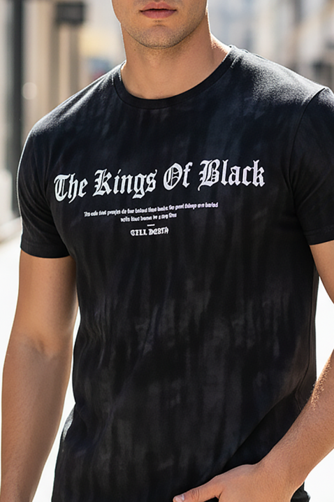 Muška majica BEMOLO BLACK, Boja: crna, IVET.HR - MODERNA ODJEĆA