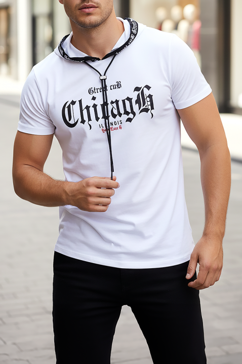 Muška majica PRILGO WHITE, Boja: bijela, IVET.HR - MODERNA ODJEĆA