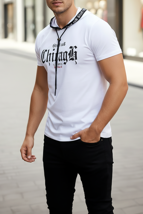 Muška majica PRILGO WHITE, Boja: bijela, IVET.HR - MODERNA ODJEĆA