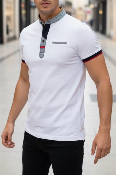 Muška majica MAGZO WHITE, Boja: bijela, IVET.HR - MODERNA ODJEĆA