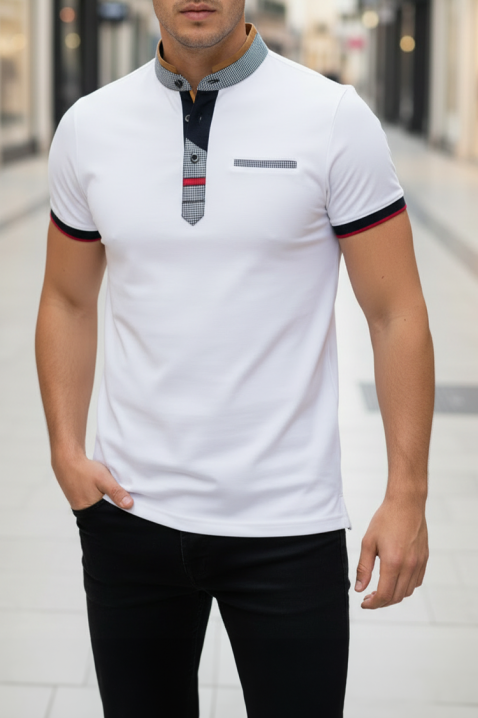 Muška majica MAGZO WHITE, Boja: bijela, IVET.HR - MODERNA ODJEĆA