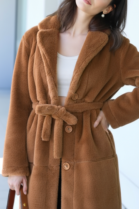 Kaput DOLEZIMA BROWN, Boja: smeđa, IVET.HR - MODERNA ODJEĆA