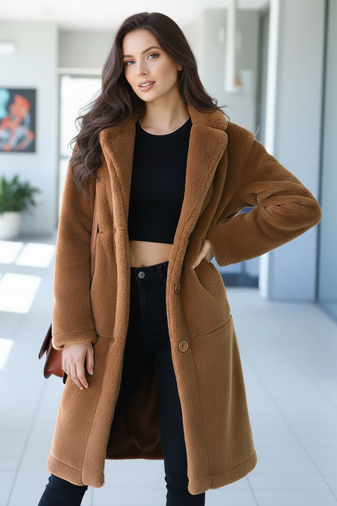 Kaput DOLEZIMA BROWN, Boja: smeđa, IVET.HR - MODERNA ODJEĆA