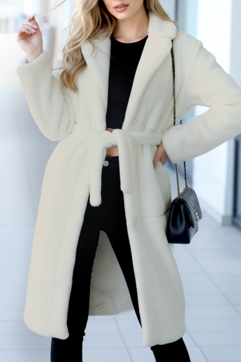 Kaput DOLEZIMA WHITE, Boja: bijela, IVET.HR - MODERNA ODJEĆA