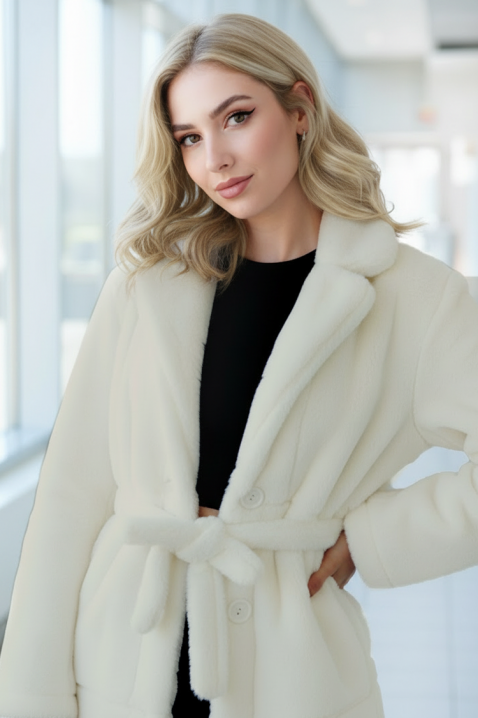 Kaput DOLEZIMA WHITE, Boja: bijela, IVET.HR - MODERNA ODJEĆA