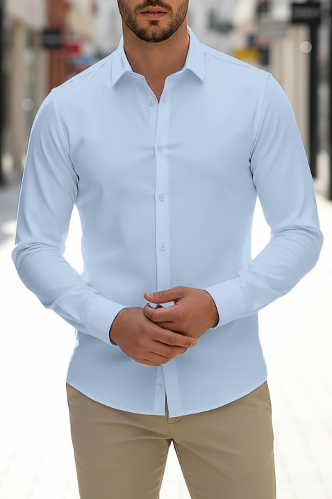 Muška košulja FERIZO SKY, Boja: svijetlo plava, IVET.HR - MODERNA ODJEĆA