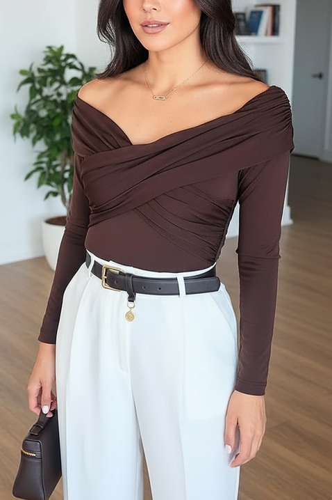 Ženska bluza DIOVERA BROWN, Boja: smeđa, IVET.HR - MODERNA ODJEĆA