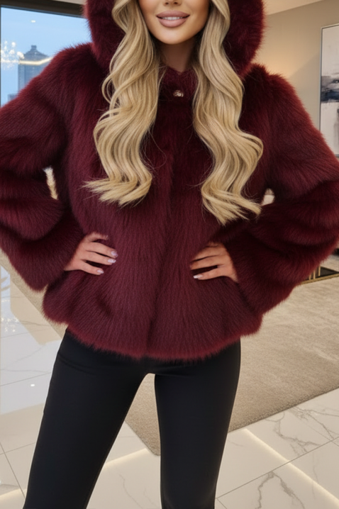 Kaput ANJELZA BORDO, Boja: bordo, IVET.HR - MODERNA ODJEĆA