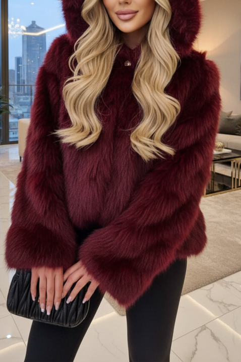 Kaput ANJELZA BORDO, Boja: bordo, IVET.HR - MODERNA ODJEĆA