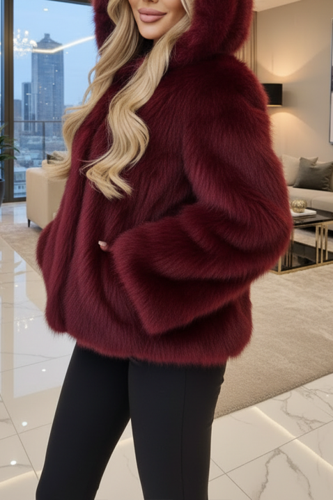 Kaput ANJELZA BORDO, Boja: bordo, IVET.HR - MODERNA ODJEĆA