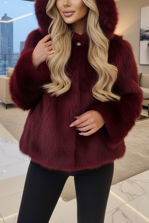 Kaput ANJELZA BORDO, Boja: bordo, IVET.HR - MODERNA ODJEĆA