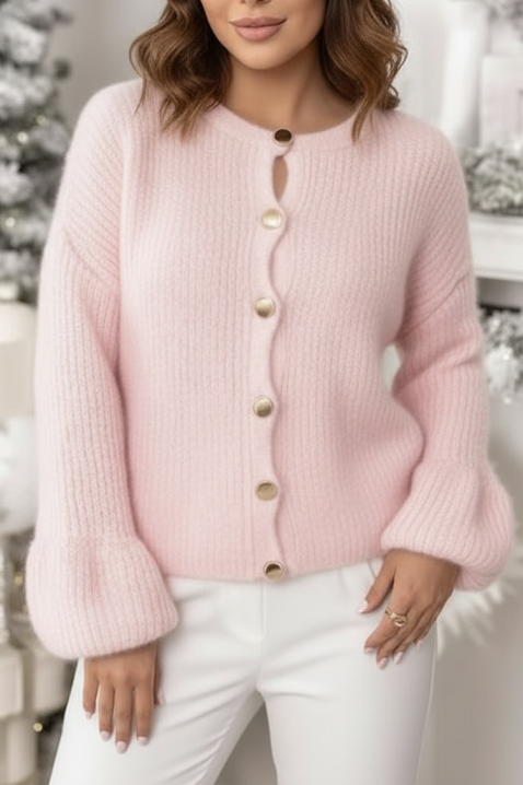 Kardigan DEVOLA PUDRA, Boja: pudera, IVET.HR - MODERNA ODJEĆA