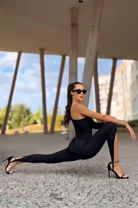 Kombinezon TARVILDA, Boja: crna, IVET.HR - MODERNA ODJEĆA