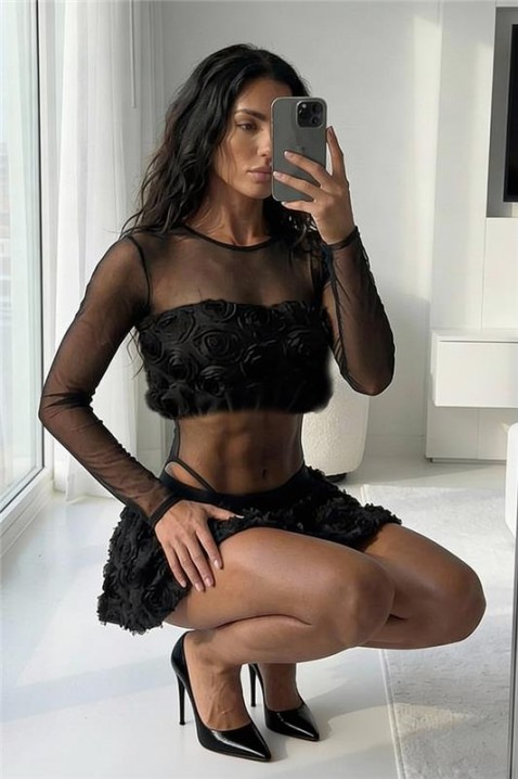 Komplet ZANRENDA BLACK, Boja: crna, IVET.HR - MODERNA ODJEĆA