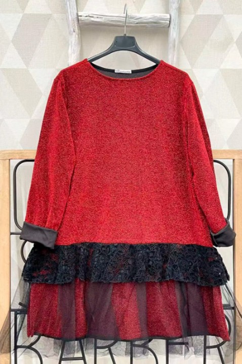 Haljina SERFIOVA RED, Boja: crvena, IVET.HR - MODERNA ODJEĆA