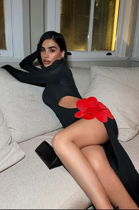 Haljina AMVELINA BLACK, Boja: crna, IVET.HR - MODERNA ODJEĆA