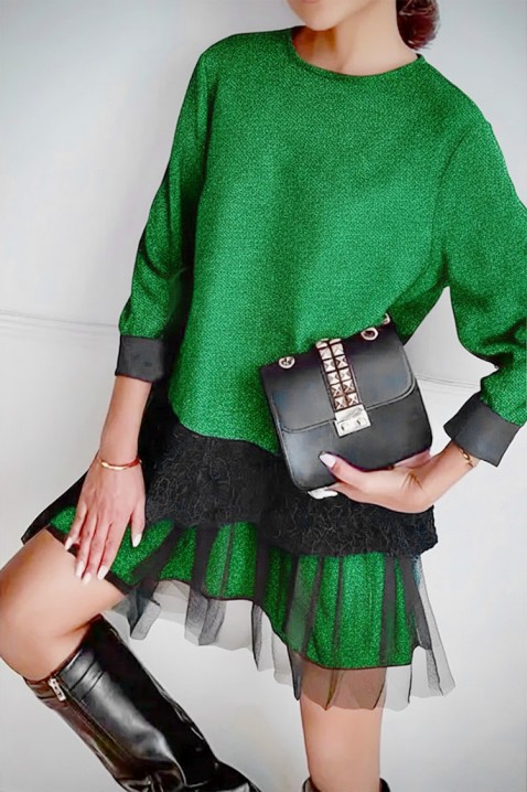 Haljina SERFIOVA GREEN, Boja: zelena, IVET.HR - MODERNA ODJEĆA